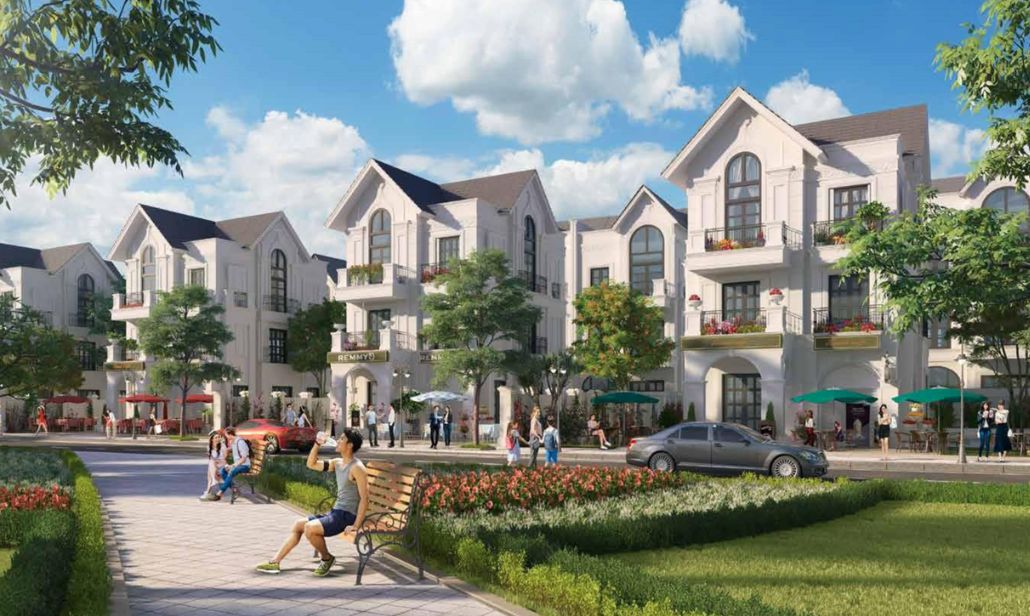 Bán nhanh nhà phố shophouse The Times Avenue Vinhomes Cổ Loa, hướng Tây tứ trạch, DT 90m2